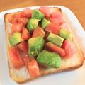 ぺっぺぺ72's cooksnap of when they made アボカドとトマトのトースト.