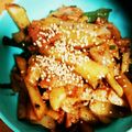 m1kar1n5's cooksnap of when they made じゃがいもとピーマンのピリ辛炒め.