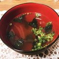 ♡たれちゃん♡'s cooksnap of when they made 簡単☆のりだけですまし汁.