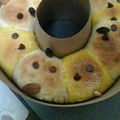朱雀†'s cooksnap of when they made にわとり&ひよこのちぎりパン☆.