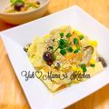 YUH♡ママ's cooksnap of when they made 高野豆腐と野菜の♡とろとろコンソメスープ.