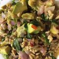 まるもちくん's cooksnap of when they made 旦那レシピ㉗アボカドのタイ風サラダ.