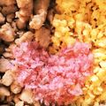 ゲルニカさん's cooksnap of when they made そぼろと桜でんぶの三色丼.