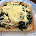 クックTRHSO5☆'s cooksnap of when they made ほうれん草の白和えトースト.