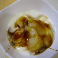 __puririn's cooksnap of when they made 黒蜜♪りんごだけ煮りんご♪ヨーグルト♪.