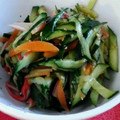 ちょこチャコ's cooksnap of when they made ☆カニかまときゅうりの中華和え.