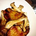 クックOXMN94☆'s cooksnap of when they made 長芋のステーキ　きのこ添え.