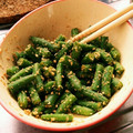よしみるく's cooksnap of when they made いんげんの胡麻和え　冷凍保存可.