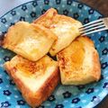 yuua_oO's cooksnap of when they made ふわふわとろとろお店のフレンチトースト.