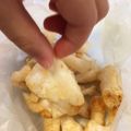 いーたん☆'s cooksnap of when they made 余ったお餅×レンジ=簡単せんべい≒おかき.