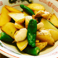 月見なっとう's cooksnap of when they made じゃが芋､ししとう､鶏肉のさっぱり炒め♪.