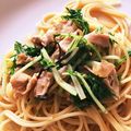 rinhoh's cooksnap of when they made 水菜と豚肉の和風パスタ.