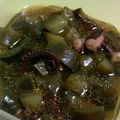 elfschritt's cooksnap of when they made タコとなすの紫煮.