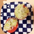 punim0ru's cooksnap of when they made ヘルシートマトのしらすおろし.