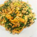 クック5QKL4F☆'s cooksnap of when they made ニラと豚ひき肉の炒め.