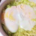 もりよし☆'s cooksnap of when they made キャベツの巣ごもり✿お好み焼き風味♪.