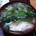 クックZIKIF7☆'s cooksnap of when they made レタスと落とし玉子の味噌汁★.