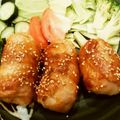 Jackieandm's cooksnap of when they made 【主食】簡単！肉巻きおにぎり.