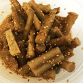 yunatan1211's cooksnap of when they made 簡単おせち♡たたきごぼう.