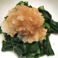 denkororin's cooksnap of when they made 青菜のおろしポン酢.