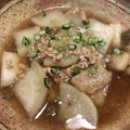 イニシヘ's cooksnap of when they made 大根の挽き肉あんかけ.