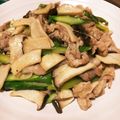 てーたー's cooksnap of when they made 豚肉アスパラエリンギの中華塩炒め♪.