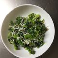 いくchama's cooksnap of when they made ポン酢で菜の花としらすのおかか和え.