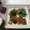 クックAXMPSH☆'s cooksnap of when they made 鯖竜田の焼きトマトがけ。.