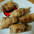 クック9NG3BD☆'s cooksnap of when they made 豚肉の甘辛野菜巻き.