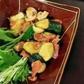 大岩ポルコ's cooksnap of when they made 簡単シンプル＊ズッキーニときのこ炒め.
