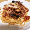 A子３'s cooksnap of when they made うちの定番☆なすと豚肉のトマトパスタ.