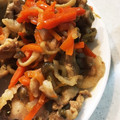 mana307's cooksnap of when they made 豚と人参ともやしの炒め物♪ご飯が進む！.