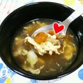 RIKOTORA's cooksnap of when they made なめこのかきたま中華スープ.