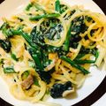 はっちょうみそ's cooksnap of when they made 豆乳で♡ほうれん草のクリームパスタ♬.