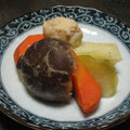 たなか家's cooksnap of when they made 鶏とマコモダケの煮もの.