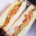 さくら724's cooksnap of when they made 海老マヨサンド.
