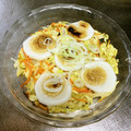 かなヒロ's cooksnap of when they made 長芋と彩野菜の柚子胡椒マヨ焼き.