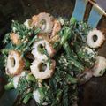 ななきぶん's cooksnap of when they made ■□春菊のマヨネーズ和え□■.