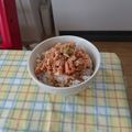 ラリー＆サラ's cooksnap of when they made Theずぼら☆鮭フレーク丼.