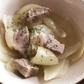 ぷーさん's cooksnap of when they made 豚バラ肉と玉ねぎの煎り酒煮.