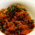 nammy's cooksnap of when they made 簡単☆おじゃこと人参とピーマンのきんぴら.