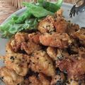 amazonika's cooksnap of when they made 鶏むね肉の胡麻衣揚げ♡甘辛タレ絡め.