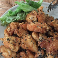 amazonika's cooksnap of when they made 鶏むね肉の胡麻衣揚げ♡甘辛タレ絡め.