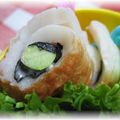3匹の子ブタｍａｍａ's cooksnap of when they made お弁当に♪◎ちくわと枝豆のクルクル◎.