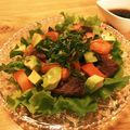 ririshomam's cooksnap of when they made ☆柔らかビーフとアボカドのサラダご飯☆.