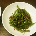 ヘラクレスオオカブト's cooksnap of when they made インゲンのおかかバター醤油炒め.