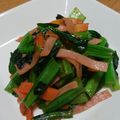 ばく★ちく's cooksnap of when they made 小松菜とハムのバター炒め.