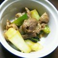 まい0202's cooksnap of when they made ねぎ大量消費★ねぎと豚肉のバター醤油炒め.