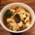 saku39717's cooksnap of when they made ☆きゃべつと水菜の簡単煮うどん☆.