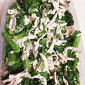 KimiキラMiku's cooksnap of when they made ささみとわさび菜のわさびマヨあえ.